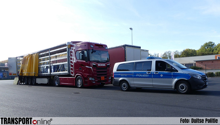Opnieuw transporten stilgelegd na overtredingen tijdens Duitse transportcontrole [+foto's]