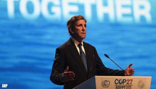 Kerry: aantal landen wil 1,5 graad niet in slotverklaring COP27