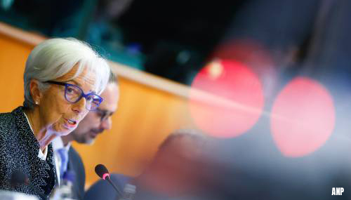 Lagarde denkt niet dat inflatie eurozone hoogtepunt heeft bereikt
