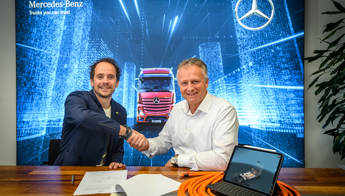 Eerste Mercedes-Benz eEconic van Nederland is besteld door Wielemaker