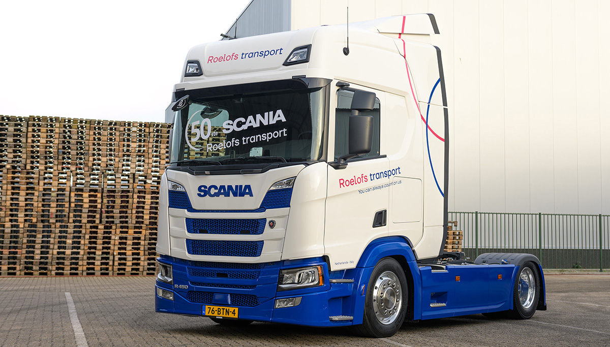 Vijftigste Scania voor Roelofs Transport
