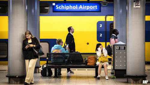 Vanaf zondag minder treinen rond Schiphol door werkzaamheden