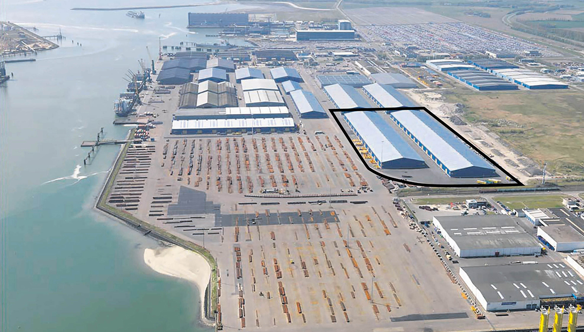DHG verhuurt 55.000 vierkante meter in Vlissingen aan Verbrugge International