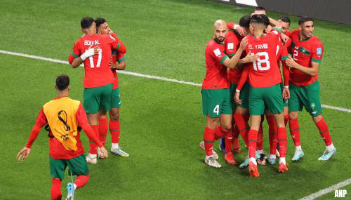 Marokko verslaat ook Portugal en staat in halve finale van WK