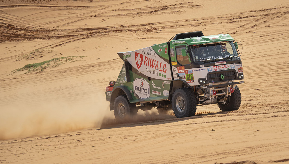 Gert Huzink zesde in de zevende etappe van de Dakar Rally