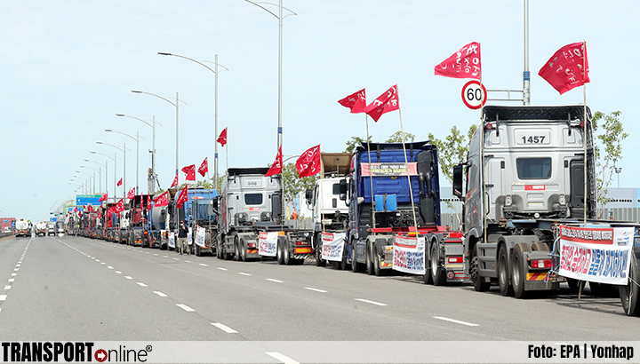 Staking vrachtwagenchauffeurs in Zuid-Korea legt productie staalmaker Posco plat