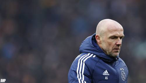 Ajax ontslaat coach Schreuder na gelijkspel tegen Volendam (1-1)