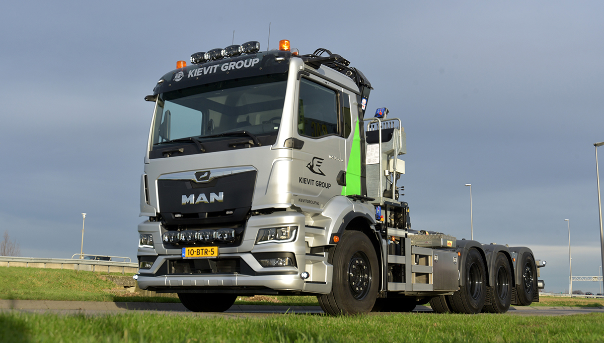 Eerste vrachtwagen voor Kievit Group is een MAN TGS 35.470