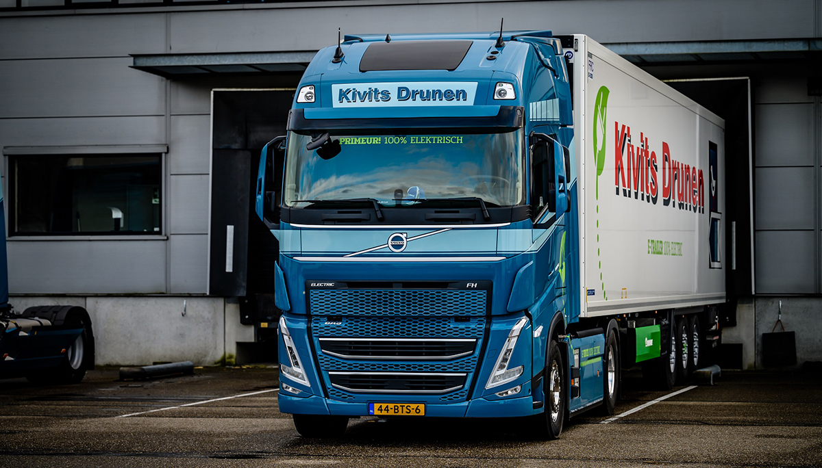 Nieuwe Volvo FH Electric voor Kivits-Drunen