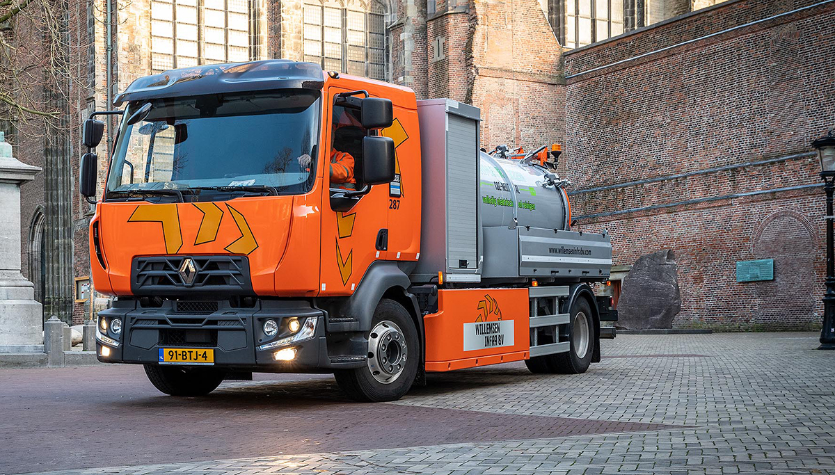 Renault Trucks E Tech D met ROM e SmartCombi PRO voor Willemsen Infra