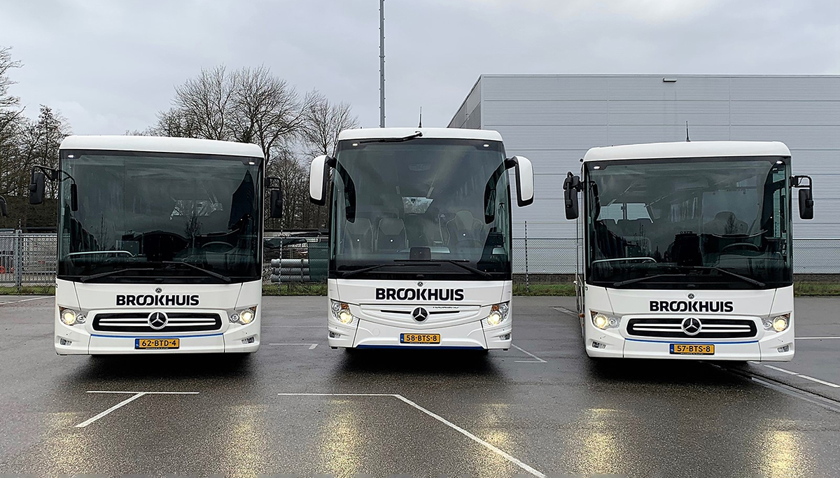 Nieuwe Tourismo en twee Intouro’s voor Brookhuis Busreizen