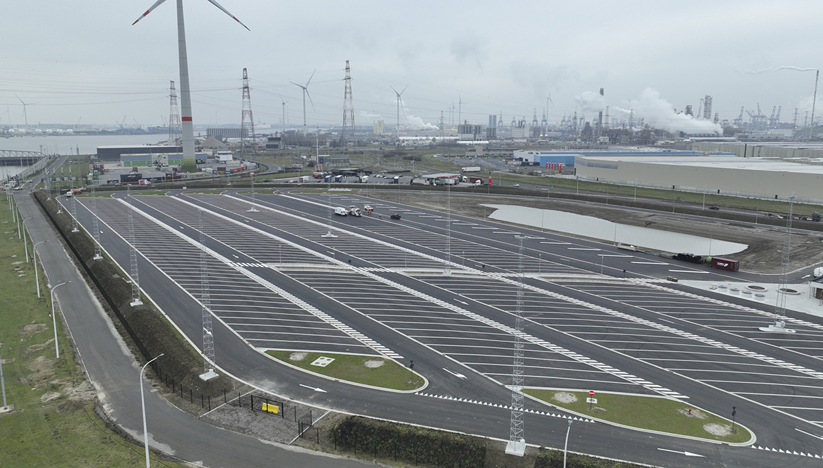 280 nieuwe gratis vrachtwagenparkeerplaatsen in Port of Antwerp-Bruges