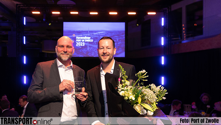 Xella Nederland door Port of Zwolle verkozen tot 'Havenondernemer van het Jaar'