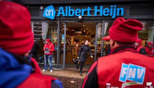 FNV: stakingen gaan door, praten met Albert Heijn heeft geen nut