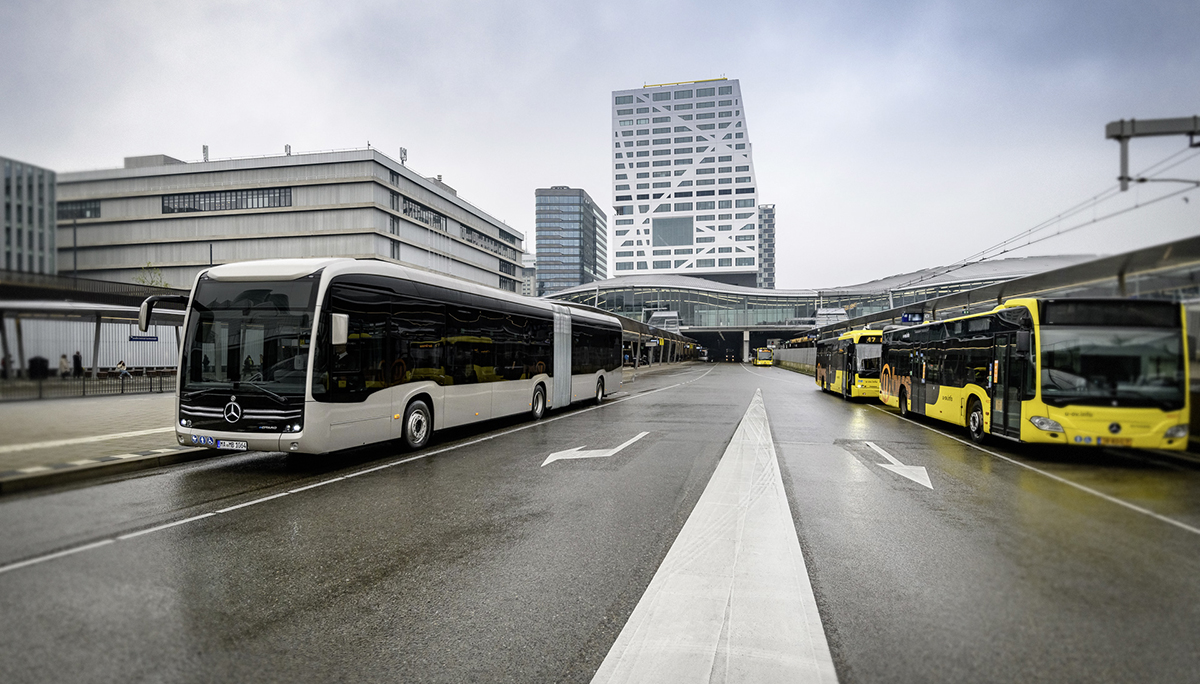 Daimler Buses levert 35 volledig elektrische, gelede Mercedes-Benz eCitaro bussen aan Nederland