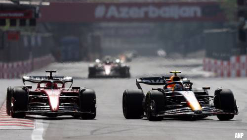 Pérez verslaat teamgenoot Verstappen en wint GP van Azerbeidzjan