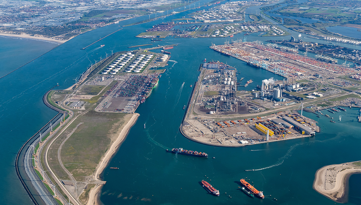 Lichte daling van de goederenoverslag in de Rotterdamse haven in eerste kwartaal 2023