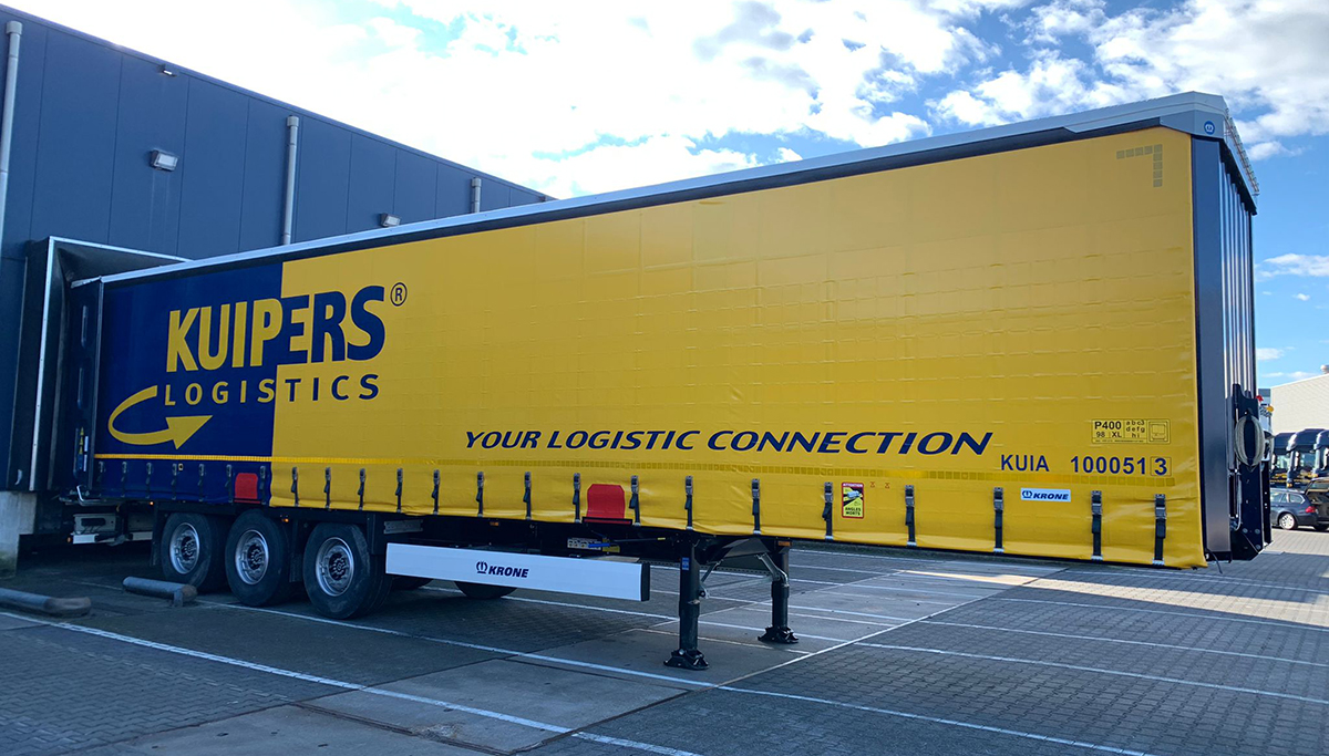 Tien nieuwe Krone trailers voor Kuipers Logistics