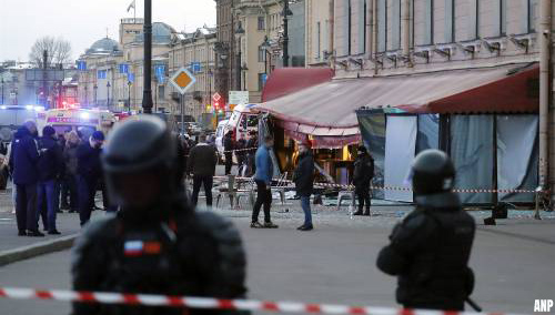 Politie houdt verdachte dader aan na bomexplosie Sint-Petersburg