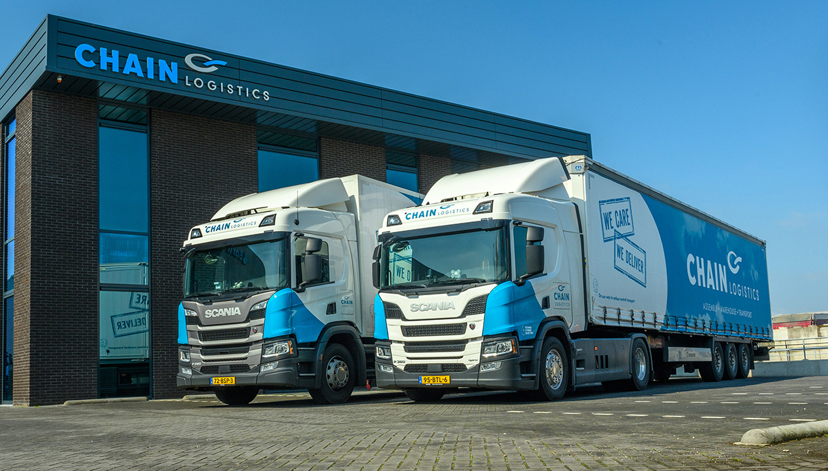 Nieuwe hybride Scania P360 4x2 HEV voor Chain Logistics