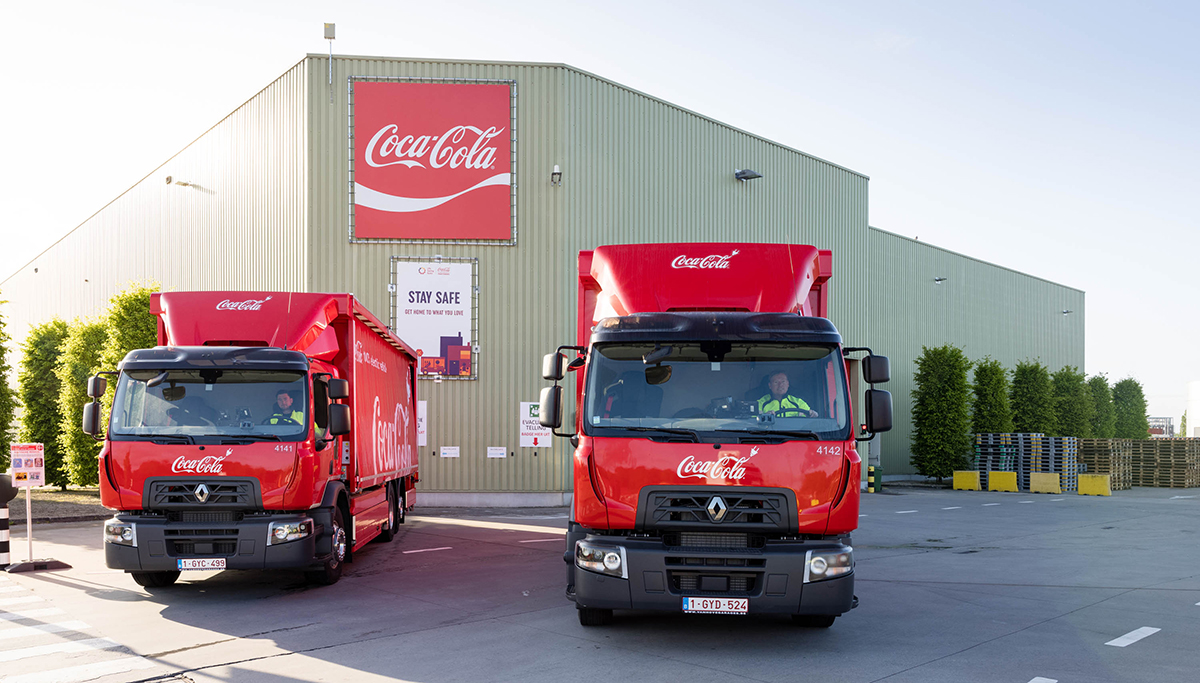 Coca-Cola doet Gentse leveringen voortaan met twaalf elektrische Renault Trucks