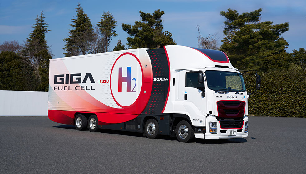 Isuzu kiest Honda voor ontwikkeling en levering brandstofcelsysteem voor vrachtwagens