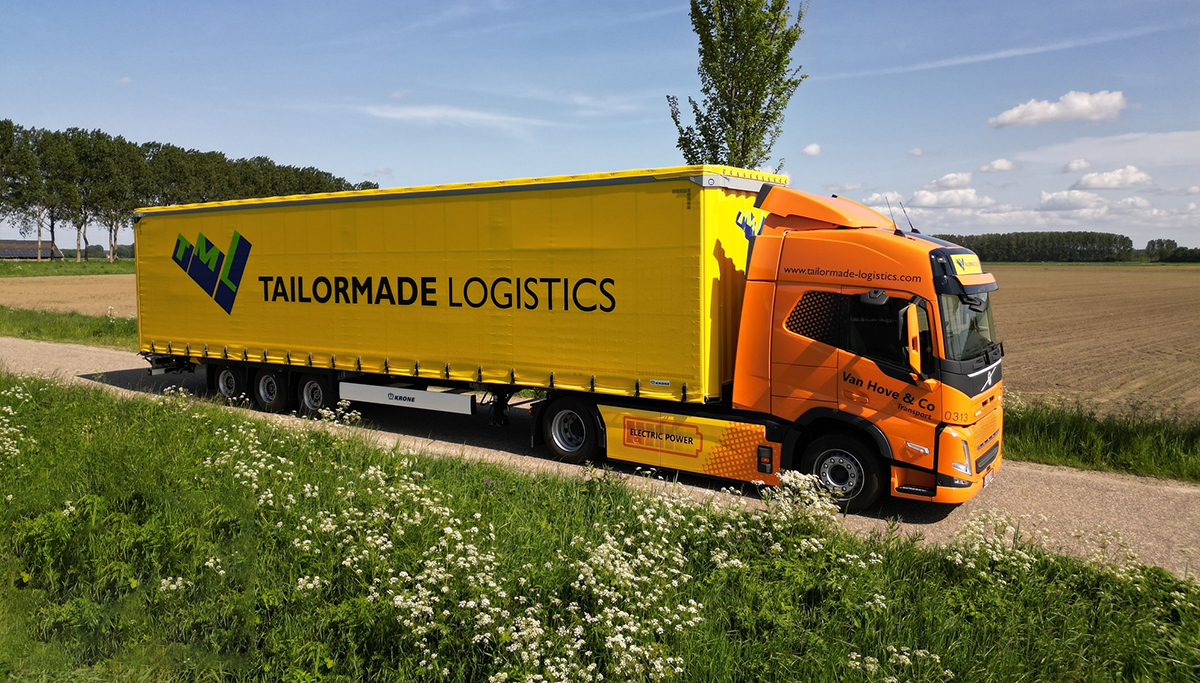 Tailormade Logistics voegt eerste elektrische vrachtwagens toe aan zijn vloot