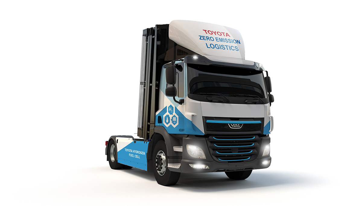 VDL Groep bouwt vrachtwagens om tot zero-emissie trucks met waterstofbrandstofcel van Toyota