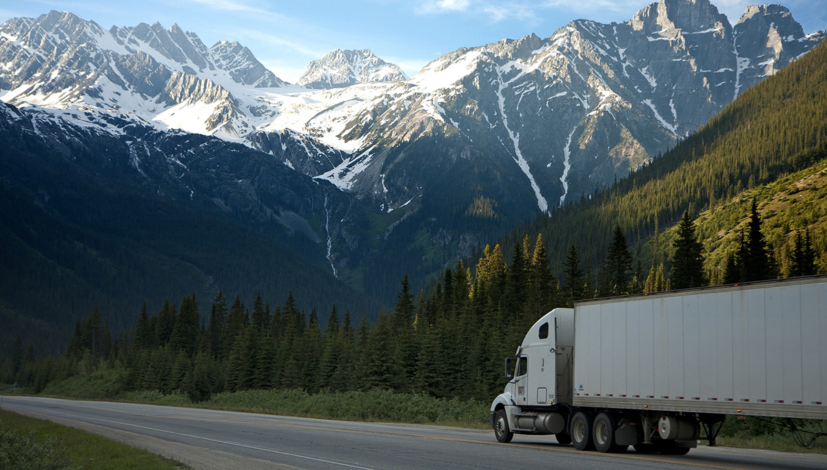 Als vrachtwagenchauffeur in Canada aan het werk?