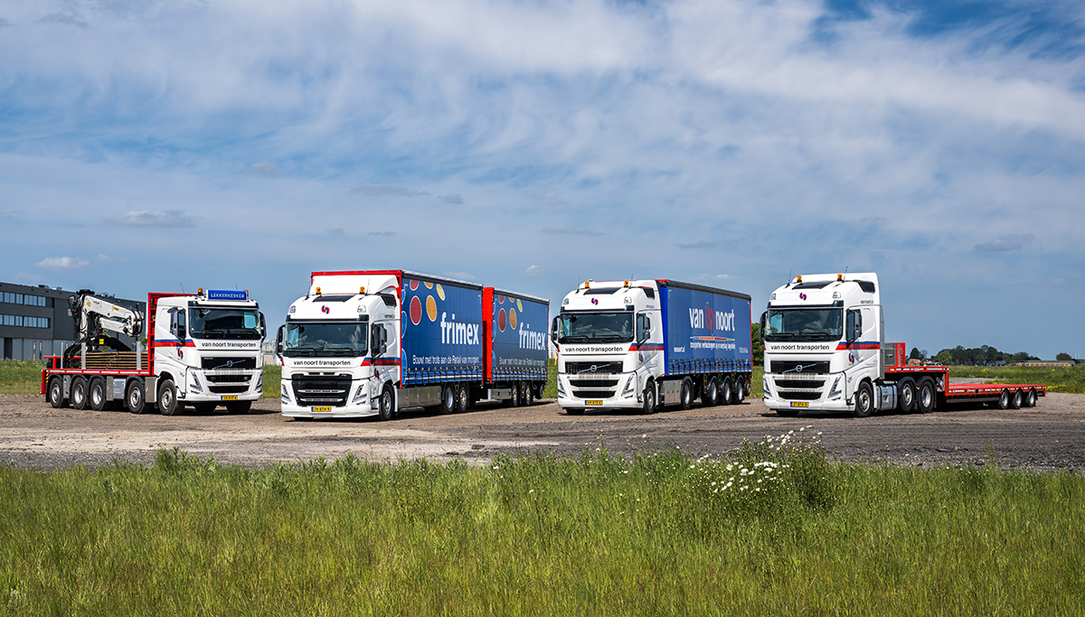 Vier nieuwe Volvo's voor Van Noort Bedrijven