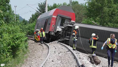 Duits treinongeluk van vorig jaar kwam door kapotte dwarsliggers
