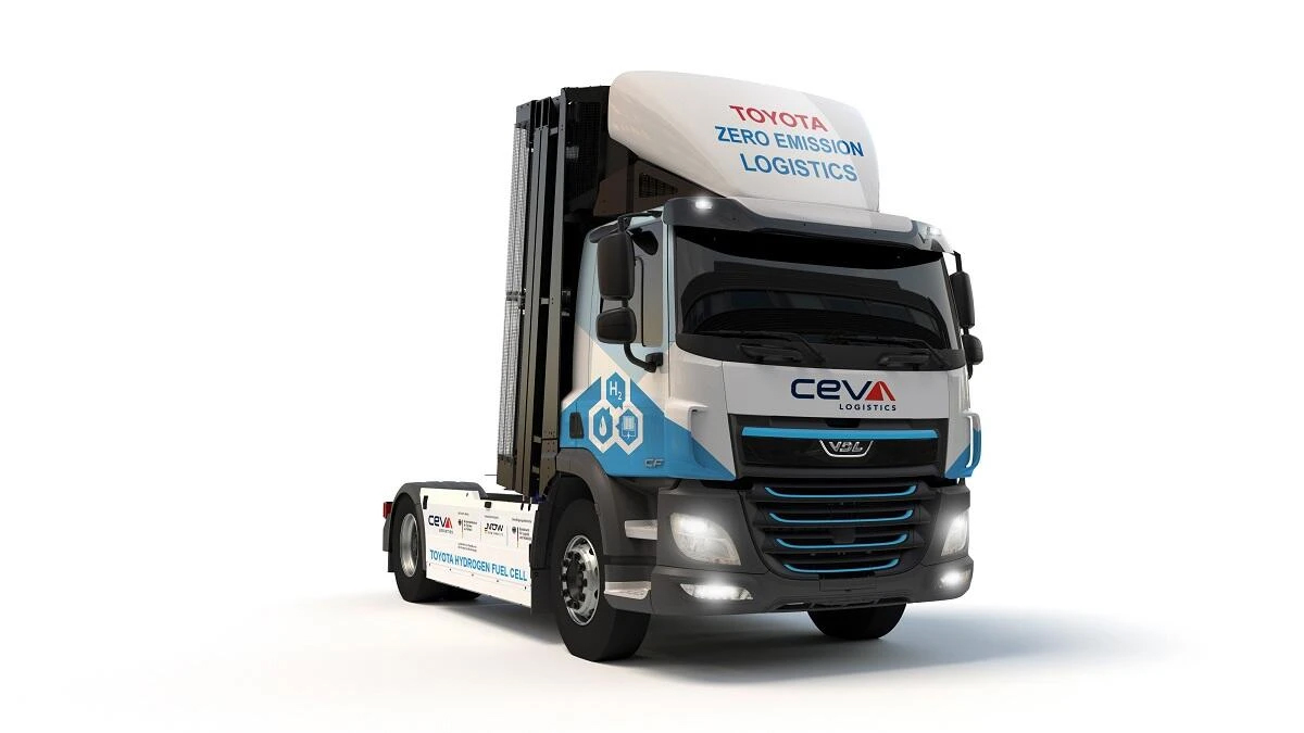 CEVA Logistics werkt samen met Toyota Motor Europe om de nieuwe waterstof-brandstofceltruck te testen