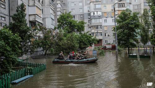 Oekraïne: 600 vierkante kilometer in Cherson staat onder water