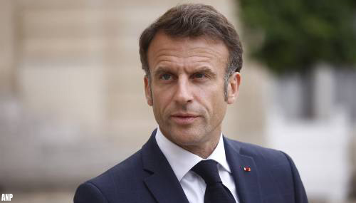 Franse president Macron houdt crisisberaad na onlusten