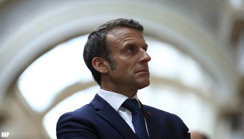 Macron vraagt Iran onmiddellijk te stoppen met steun aan Rusland