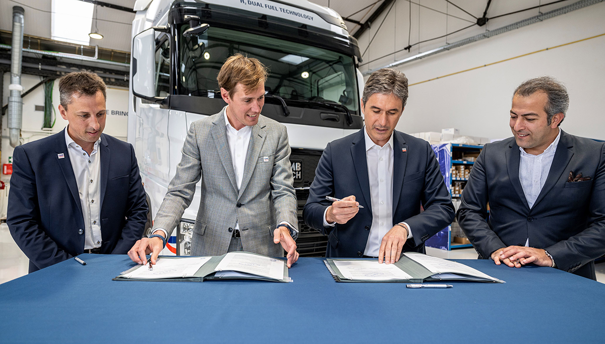 CMB.TECH & Ford Trucks kondigen samenwerking aan voor de conversie naar dual fuel waterstof trucks