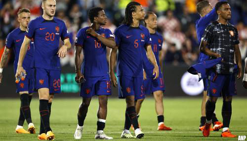 Oranje verliest van Kroatië en mist finale Nations League