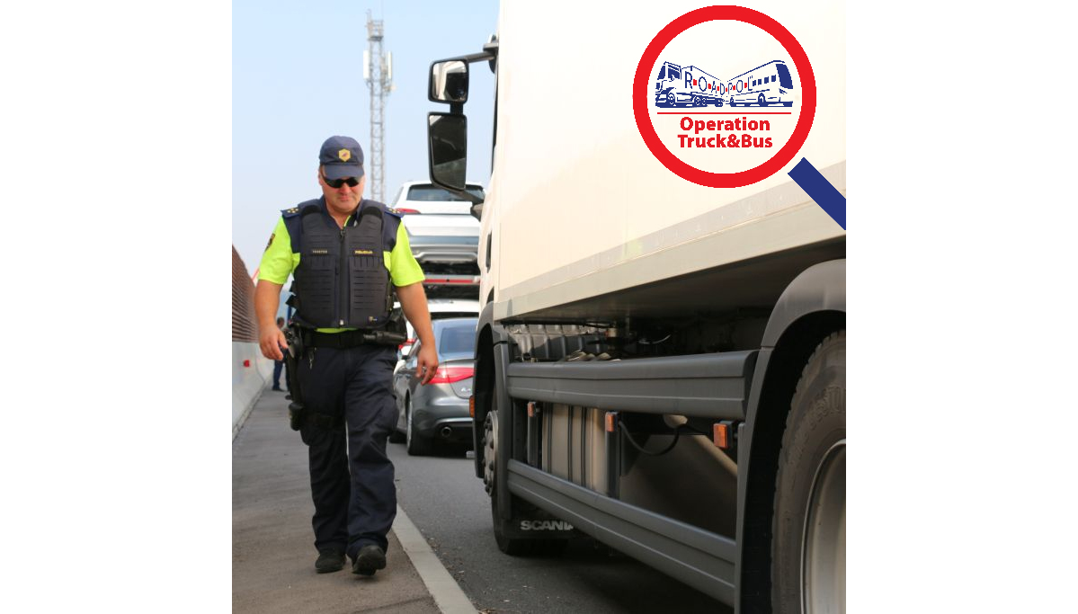 Aantal zware overtredingen door vrachtwagenchauffeurs met 50 procent gestegen tijdens ROADPOL controle [+foto's]