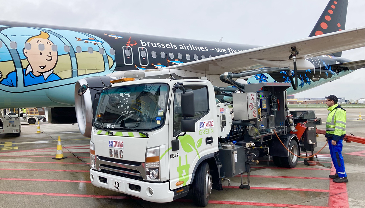 Skytanking bestelt twee op maat gemaakte elektrische hydrant fuel dispensers na succesvolle test op Brussels Airport