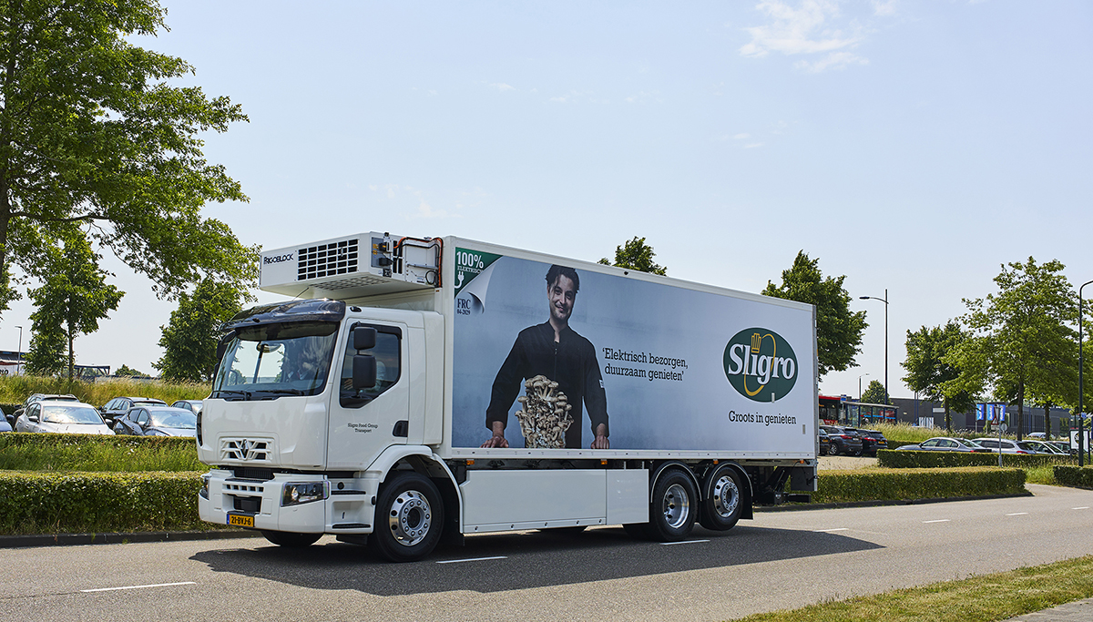 Sligro Food Group start eigen transportbedrijf met elektrische Renault Trucks E-Tech D Wide