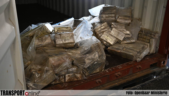 Tip leidt naar 525 kilo cocaïne op vertrekkend schip