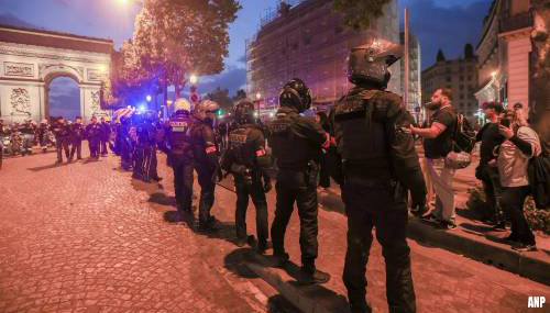 Opnieuw rellen in Frankrijk, maar iets rustiger dan vorige nacht