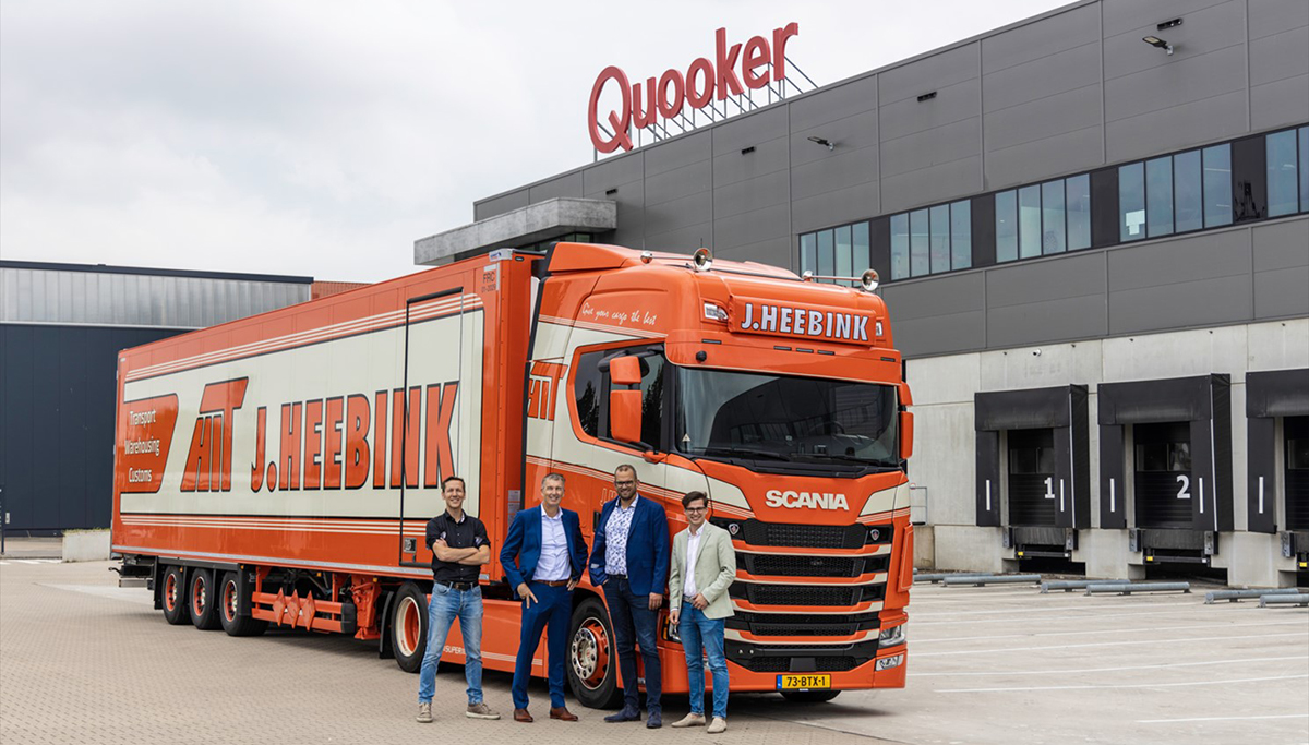 Strategische samenwerking Heebink Logistic Services en Quooker