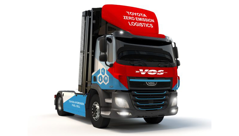 Waterstoftruck voor VOS Transport Group