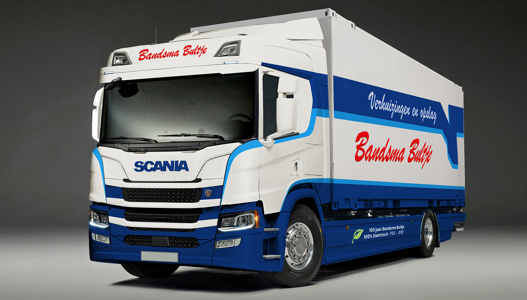 Elektrische Scania voor Bandsma Bultje Verhuizingen