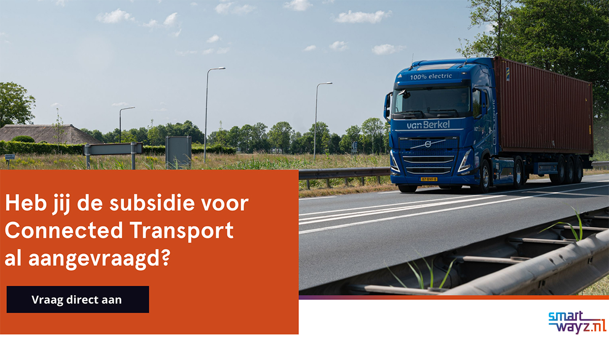Transporteurs kunnen nog tot 30 september profiteren van subsidieaanvraag Connected Transport