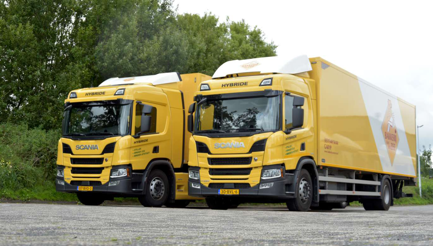 Scania HEV Hybride trucks voor Bakkerij Van der Zee