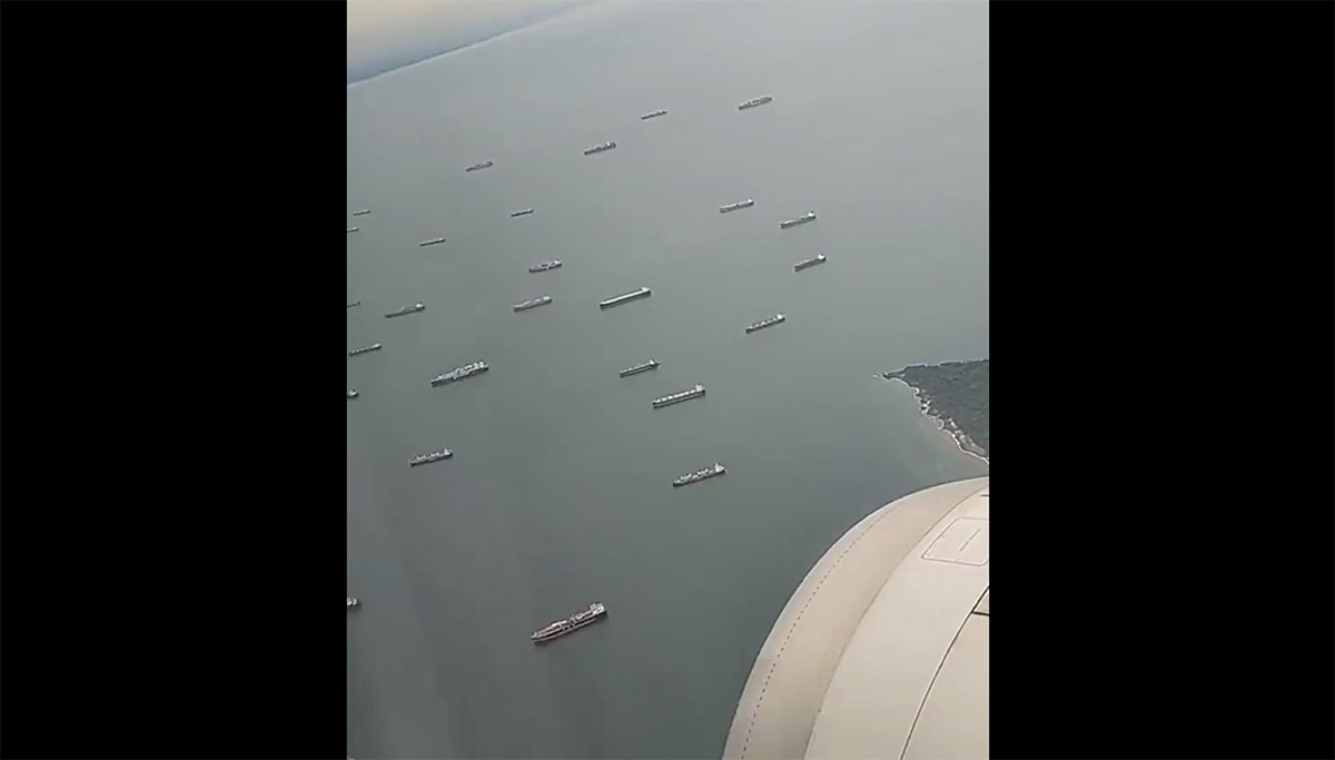 Meer dan 200 schepen liggen door droogte stil bij Panamakanaal [+video]