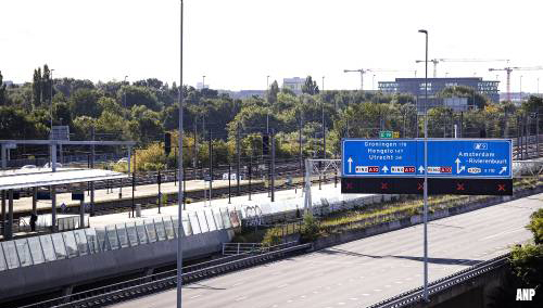 Extra reistijd op A4 en A10 door werkzaamheden bij Amsterdam Zuid