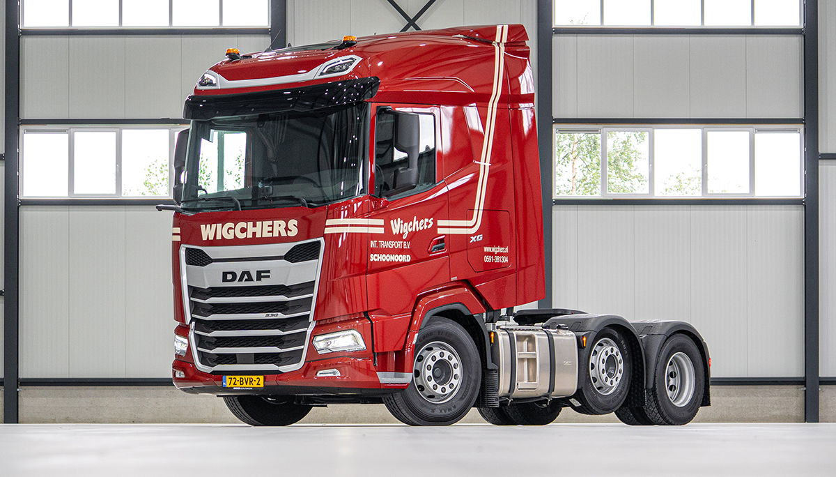 Eerste uit serie van tien trucks geleverd aan Wigchers Transport [+video]
